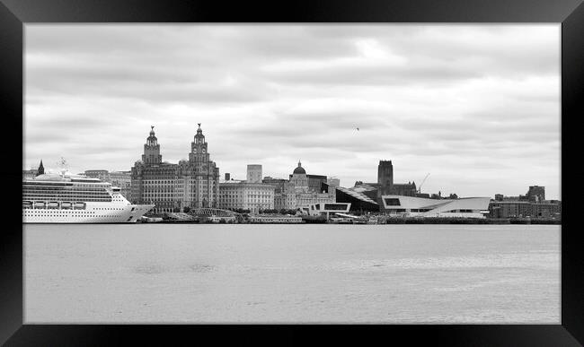 Liverpool Waterfront  Framed Print by Victor Burnside
