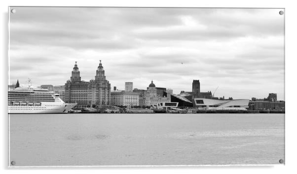 Liverpool Waterfront  Acrylic by Victor Burnside