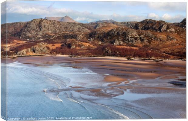 Gruinard Bay View Wester Ross Scotland NC500 Canvas Print by Barbara Jones