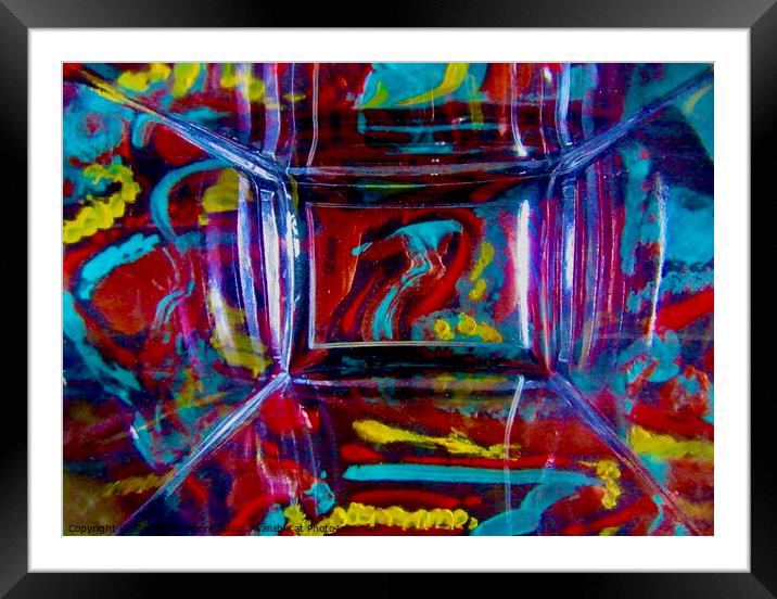 Abstract 327 Framed Mounted Print by Stephanie Moore
