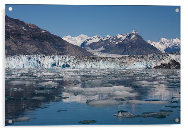 Columbia Glacier Acrylic by Gail Johnson