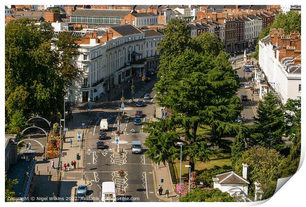 Royal Leamington Spa, Warwickshire Print by Nigel Wilkins