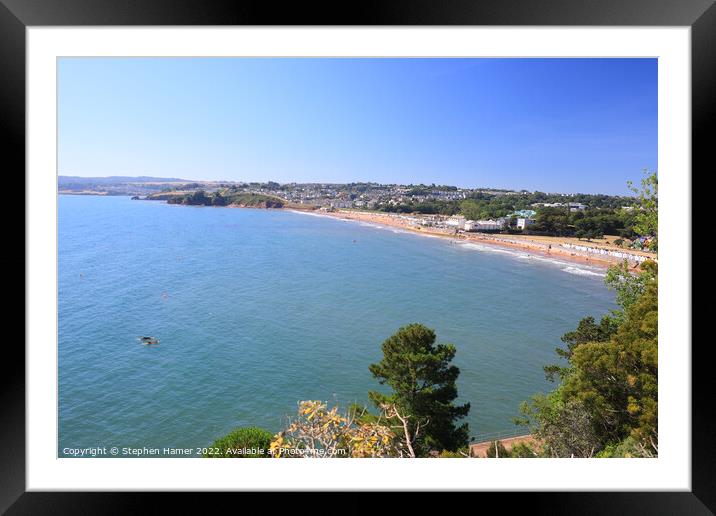 The Serenity of English Riviera Framed Mounted Print by Stephen Hamer