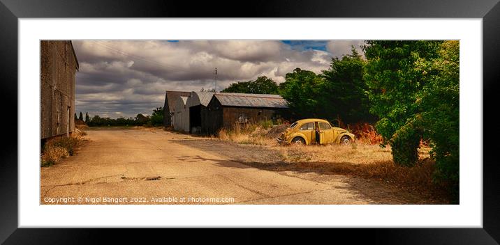 Beetle Farm Framed Mounted Print by Nigel Bangert