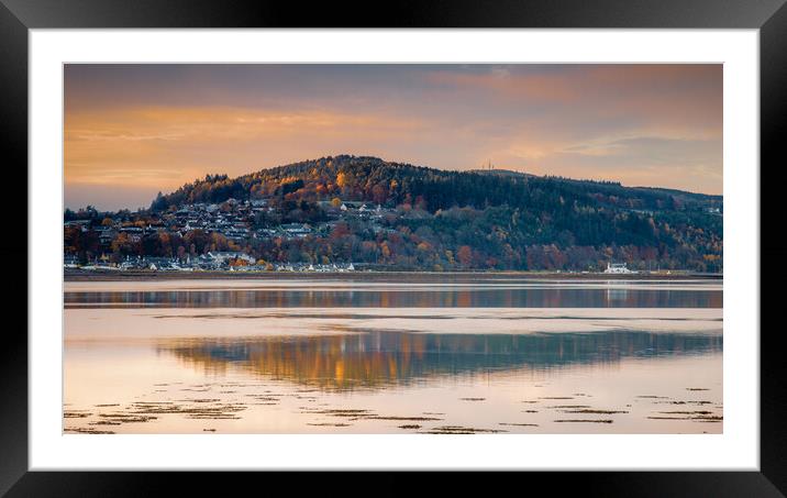 Sunrise over the Beauly Firth Framed Mounted Print by John Frid
