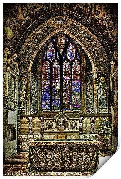 The Parish Church of St Peter-in-Thanet Print by Chris Lord