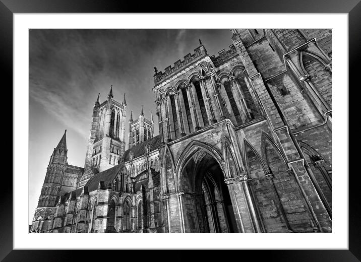 Lincoln Cathedral Framed Mounted Print by Darren Galpin