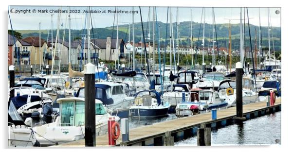 DEGANWY MARINA 1 Acrylic by Mark Chesters