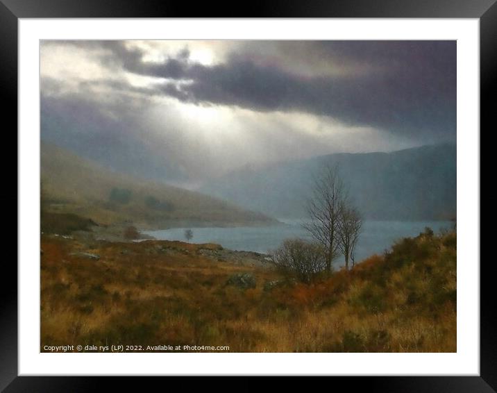 loch cluanie 1 Framed Mounted Print by dale rys (LP)