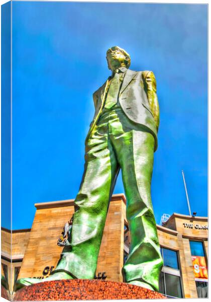 Scotland's 1st First Minister Canvas Print by Valerie Paterson