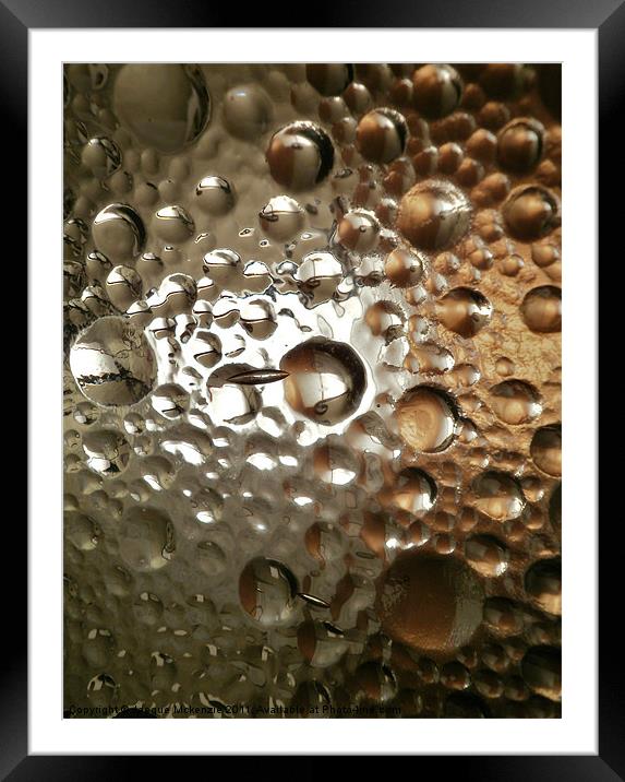 METALLIC Framed Mounted Print by Jacque Mckenzie