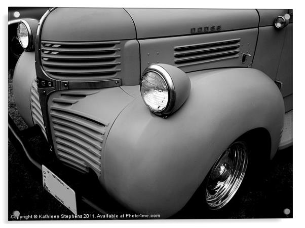 1941 Dodge Pickup Acrylic by Kathleen Stephens