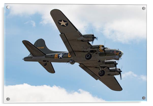 B-17 Flying Fortress Acrylic by J Biggadike