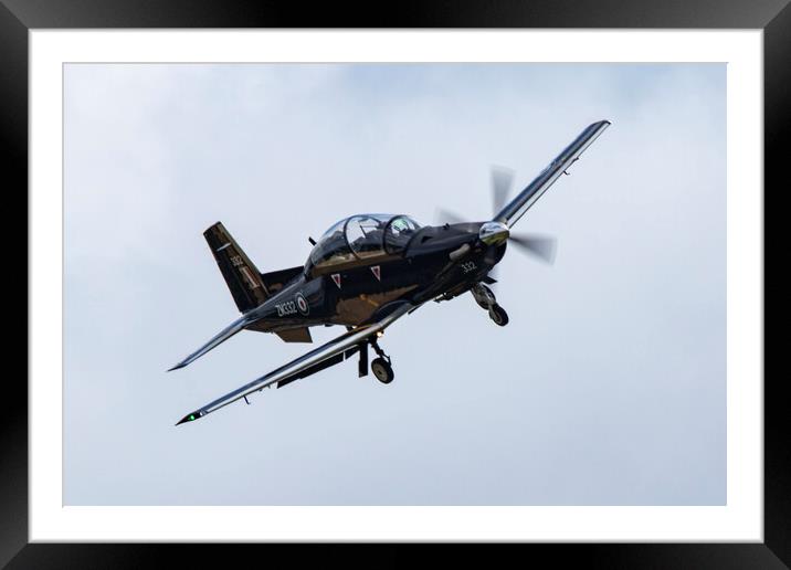 Beechcraft Texan T1 Framed Mounted Print by J Biggadike