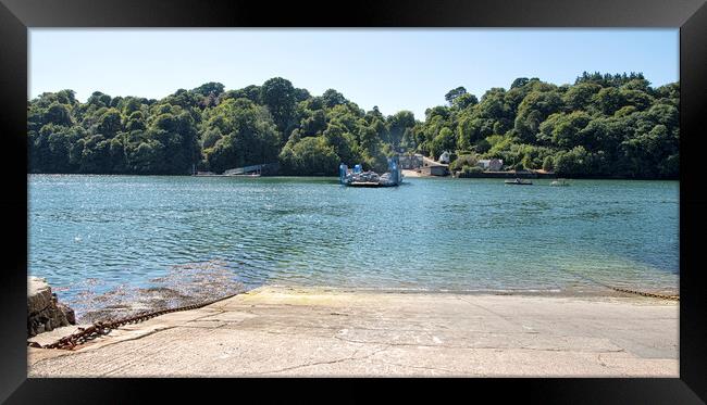 The iconic King Harry Ferry Cornwall Framed Print by kathy white