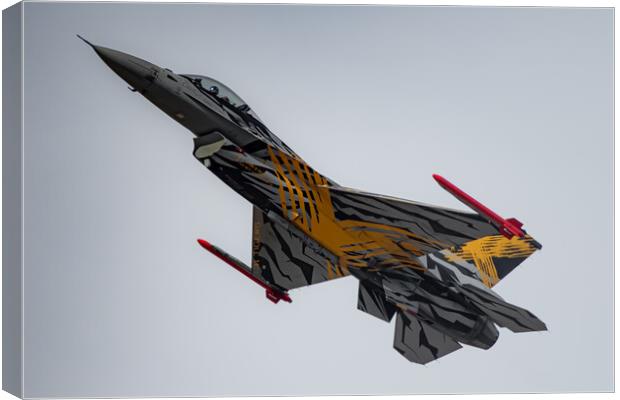 Belgian F16 Fighting Falcon Canvas Print by J Biggadike