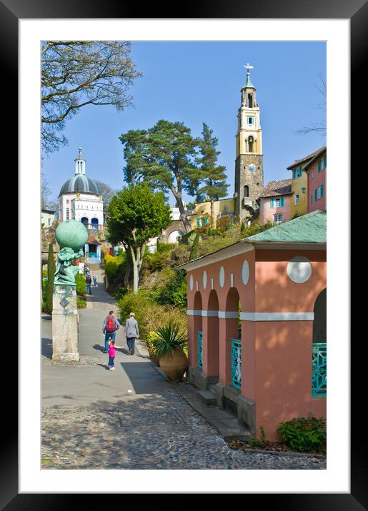 Portmeirion, Wales Framed Mounted Print by Bill Allsopp