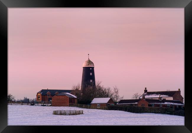 Long Clawson windmill. Framed Print by Bill Allsopp