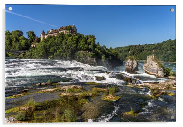 Rhine Falls Switzerland Acrylic by peter schickert