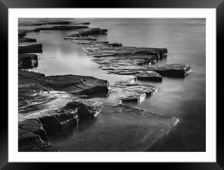 Jagged edge #3 Framed Mounted Print by Bill Allsopp