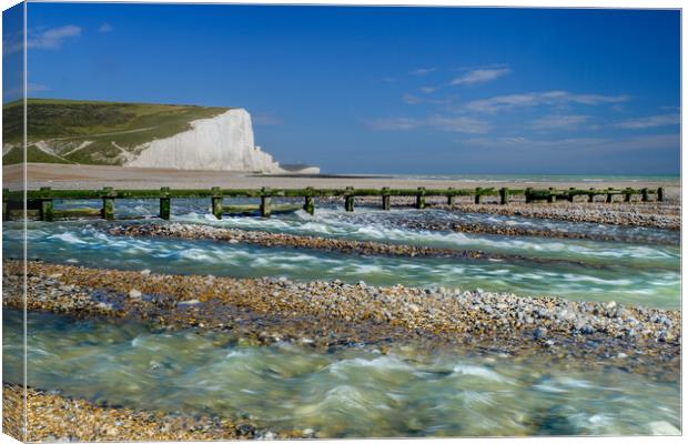 Cuckmere Haven Canvas Print by Bill Allsopp