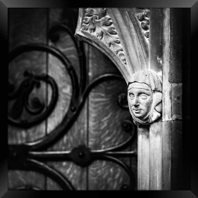 The face at the door. Framed Print by Bill Allsopp