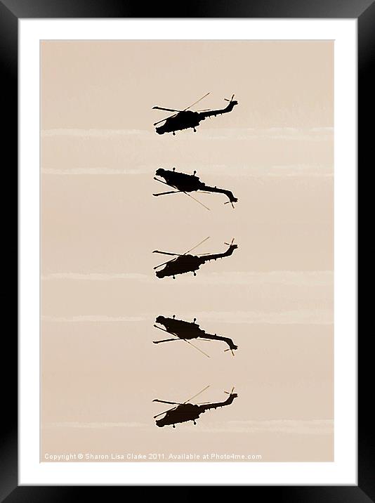 Flying High Framed Mounted Print by Sharon Lisa Clarke