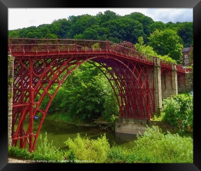 The Iron Bridge Framed Print by Sheila Ramsey