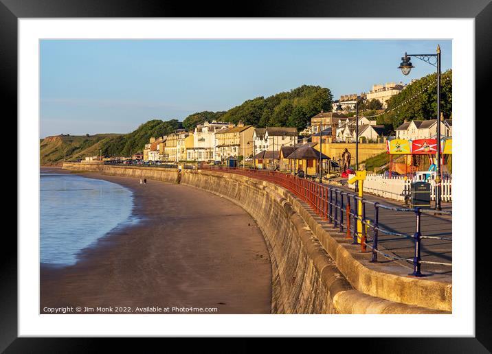 Filey Seafront Framed Mounted Print by Jim Monk