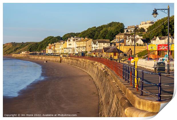 Filey Seafront Print by Jim Monk
