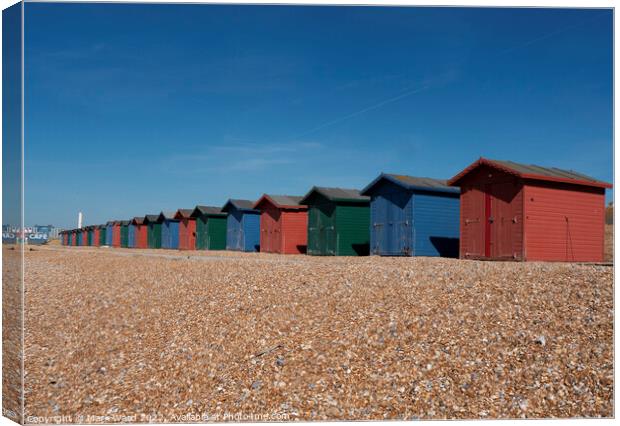 Welcome to St Leonards. Canvas Print by Mark Ward