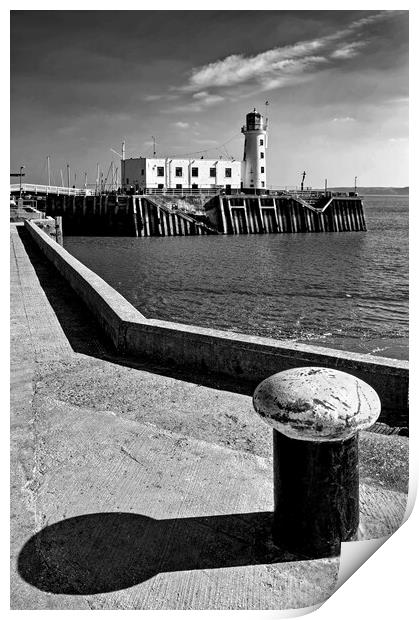 Scarborough Lighthouse North Yorkshire  Print by Darren Galpin