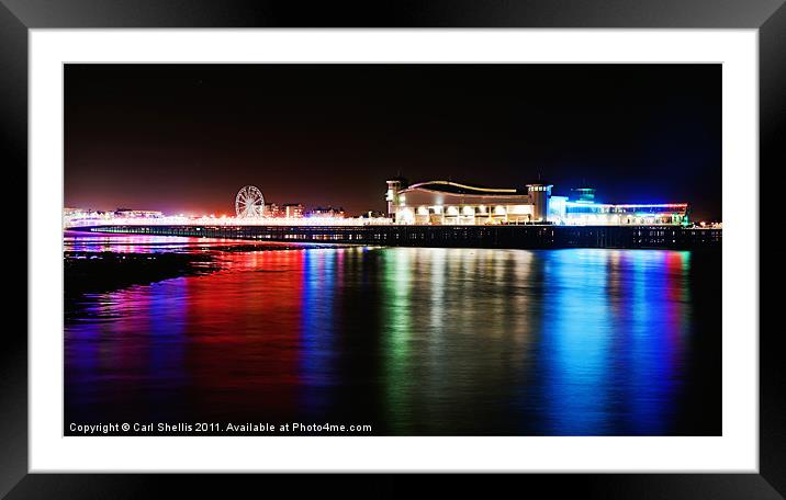Weston's new pier Framed Mounted Print by Carl Shellis