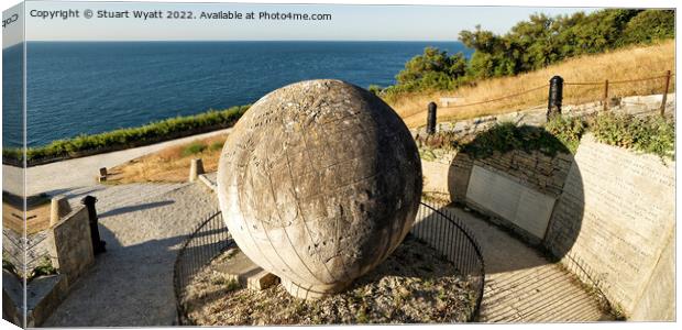 The Great Globe at Durlston Country Park, Swanage Canvas Print by Stuart Wyatt