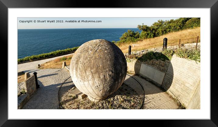 The Great Globe at Durlston Country Park, Swanage Framed Mounted Print by Stuart Wyatt
