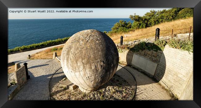The Great Globe at Durlston Country Park, Swanage Framed Print by Stuart Wyatt