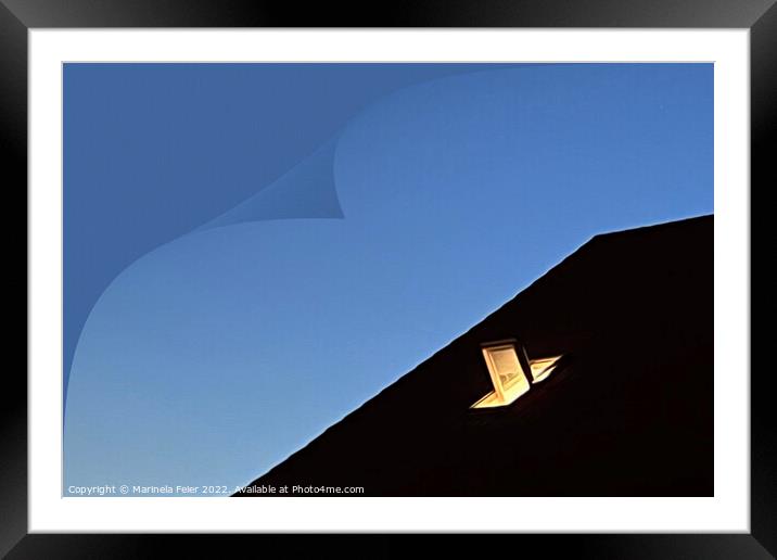 A day ends Framed Mounted Print by Marinela Feier