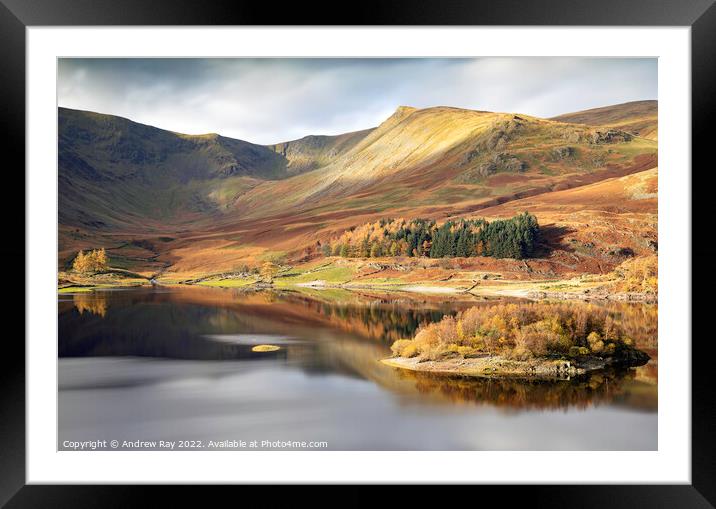 Haweswater Framed Mounted Print by Andrew Ray