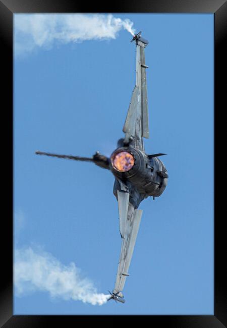F-16C Fighting Falcon Zeus Framed Print by J Biggadike