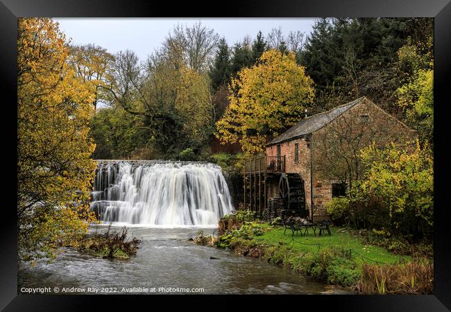 Autumn at Rutter Force  Framed Print by Andrew Ray