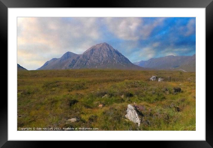 Buachaille Etive Mòr    Framed Mounted Print by dale rys (LP)