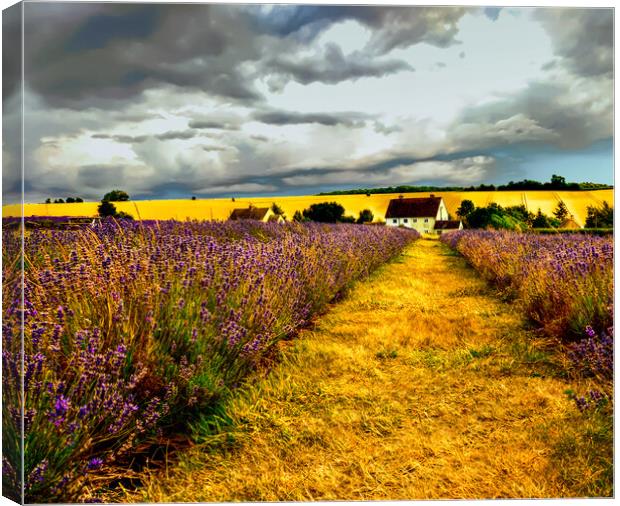 Storm in the Cotswolds Canvas Print by Scott Paul