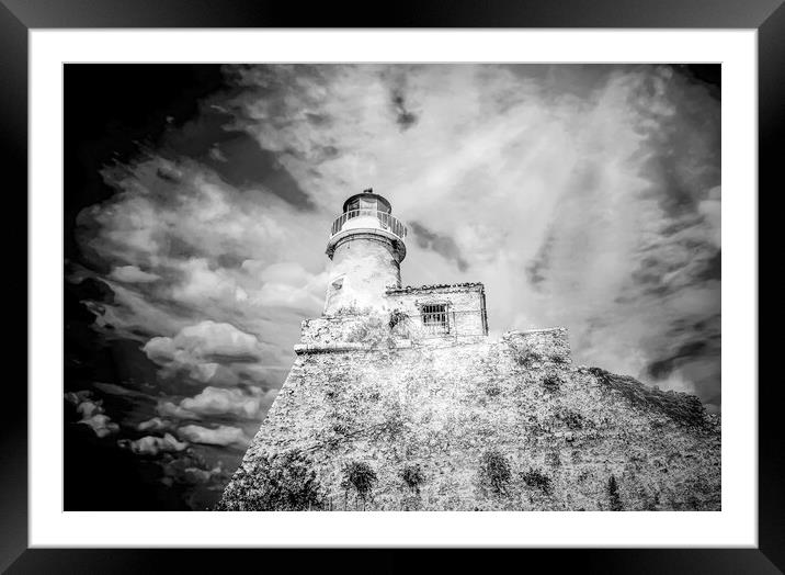 Lighthouse Framed Mounted Print by Scott Paul
