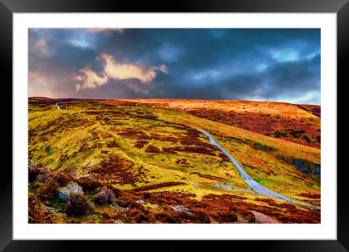 Storm over the Long Mynd Framed Mounted Print by Scott Paul