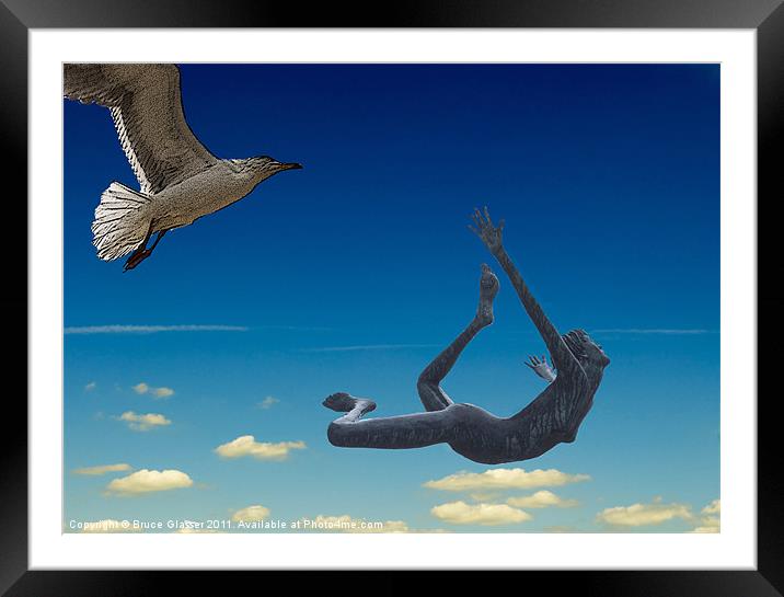 FLIGHT OF IMAGINATION Framed Mounted Print by Bruce Glasser