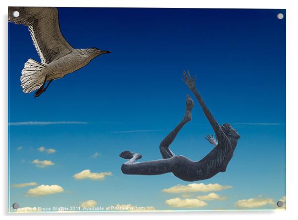 FLIGHT OF IMAGINATION Acrylic by Bruce Glasser