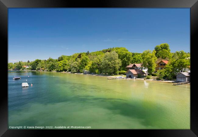 Lake Starnberg, Bavaria, Germany Framed Print by Kasia Design