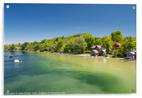 Lake Starnberg, Bavaria, Germany Acrylic by Kasia Design