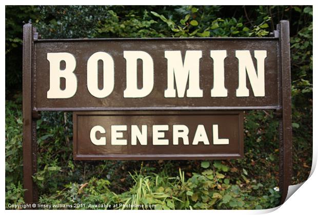 Bodmin General Print by Linsey Williams