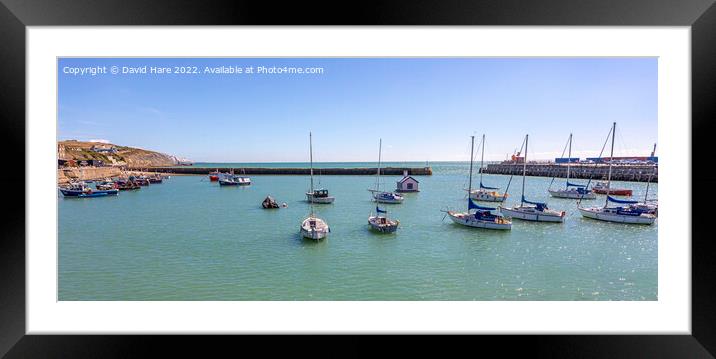 Folkestone Harbour Framed Mounted Print by David Hare